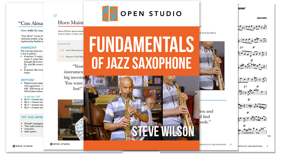 Fundamentals Of Jazz Saxophone Workbook Open Studio Store Fundamentals Of Jazz Saxophone Workbook Open Studio Store
